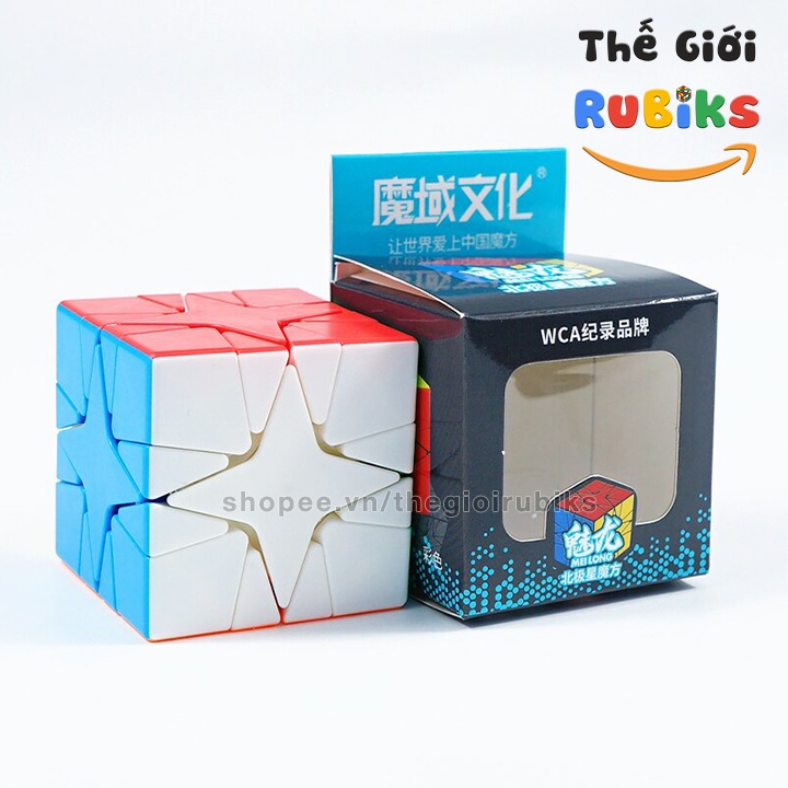 Set 3 Rubik Biến Thể MoYu Meilong Double Skew + Polaris + Maple Leaves Skew Cube