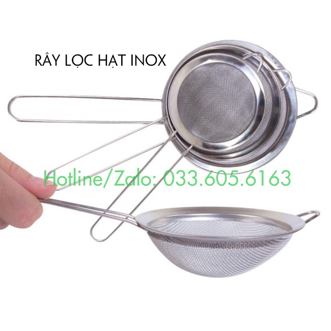 Vợt Rây lọc hạt chanh - Rây lọc trà - Rây lọc bột chất liệu Inox - Dụng cụ pha chế TV | BigBuy360 - bigbuy360.vn