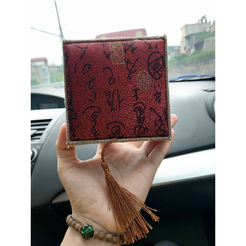 Combo 200 Chiếc Hộp Gấm Hàng Đẹp Đựng Vòng Tay, Trang Sức KT 10x10cm