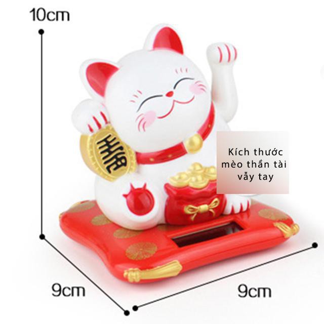 Cây kim tiền phát tài, lộc đế túi tiền 7 cành tặng mèo vẫy thần tài dùng pin năng lượng mặt trời, hàng đẹp GiatotHN