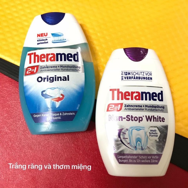 🌸Sản phẩm Kem đánh răng 2in1 Theramed
