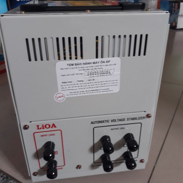 Ổn Áp Lioa 7,5KVA 1 Pha Dải 90-250V, Thế Hệ II 100% Dây Đồng