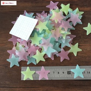 Set 100 ngôi sao dạ quang dán tường trang trí