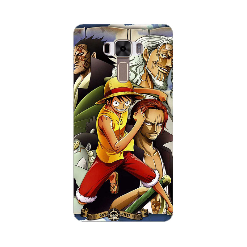Ốp điện thoại mềm thời trang hình hoạt hình Luffy Roronoa Zoro One Piece cho ASUS Zenfone 3 ZE552KL ASUS_Z012D 5 5"
