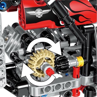 LEGO Xe Máy Phân Khối Lớn Lắp Ráp Harley Davidson QL0142