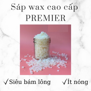 Com bo 3 - sáp premier ánh nhủ, trong+mỡ trăn+3 que waxing