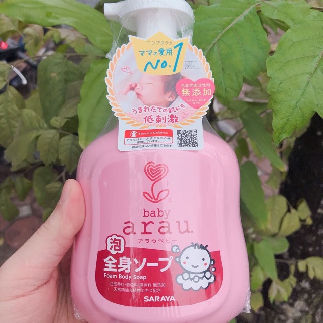 Sữa tắm gội Arau Nhật Bản