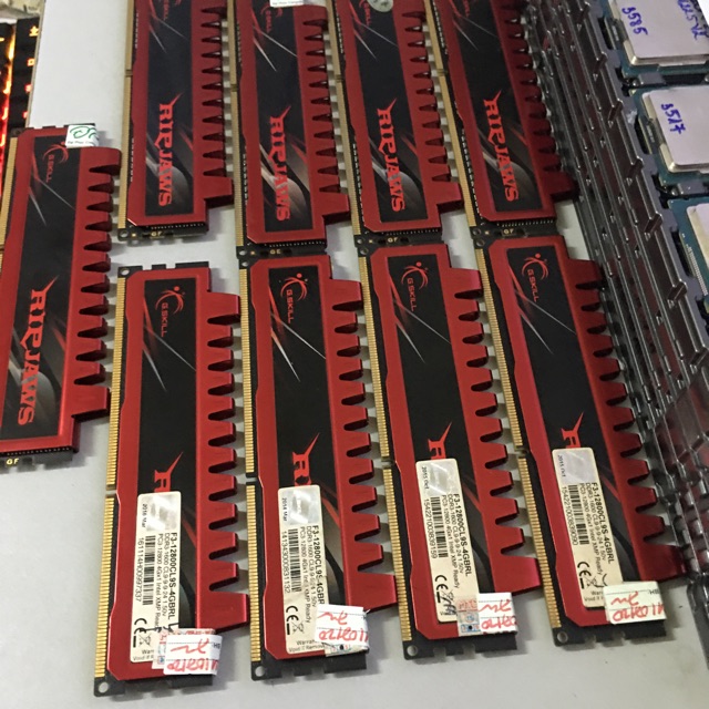 Ram G.Skill 4G/DDR3/1600 Tản nhiệt thép hàng chính hãng không kén Main - Vi Tính Bắc Hải