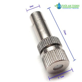 Hộp 50 béc PHUN SƯƠNG LÀM MÁT inox mặt sứ nối nhanh số 4