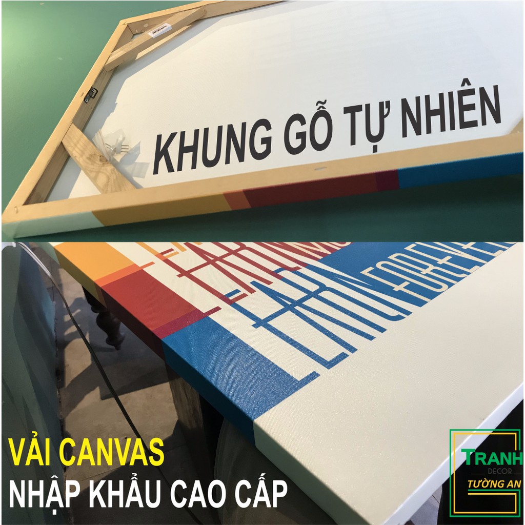 [Hà Nội] 3 Bức Tranh Văn Phòng - Tranh tạo động lực - Tranh slogan - Truyền cảm hứng