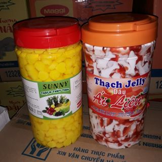 Thạch rau câu jelly trái cây(nguyên liệu)