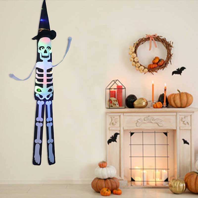 Đèn LED Khung Đầu Lâu Nổi Trang Trí Halloween