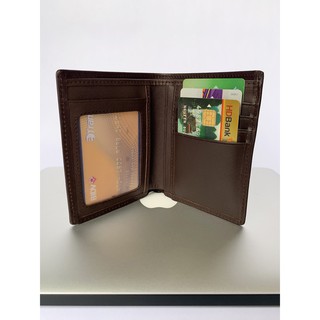 Ví da nam _Bóp nam da bò thật 100% (Ví Đứng)
