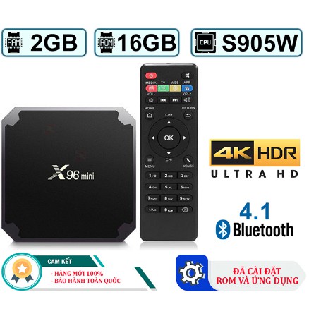 Android TV Box X96 Mini RAM 2GB - ROM 16GB