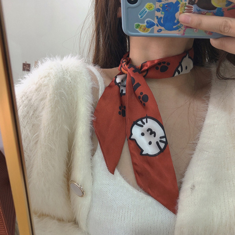 Khăn choàng cổ họa tiết hoa nhiều màu thời trang cho nữ