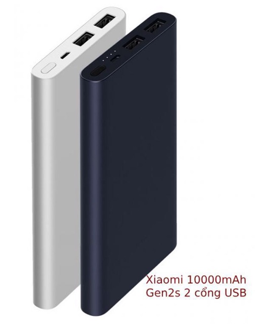 Sạc dự phòng Xiaomi Gen 2S 10.000mAh(model:PLM09ZM)