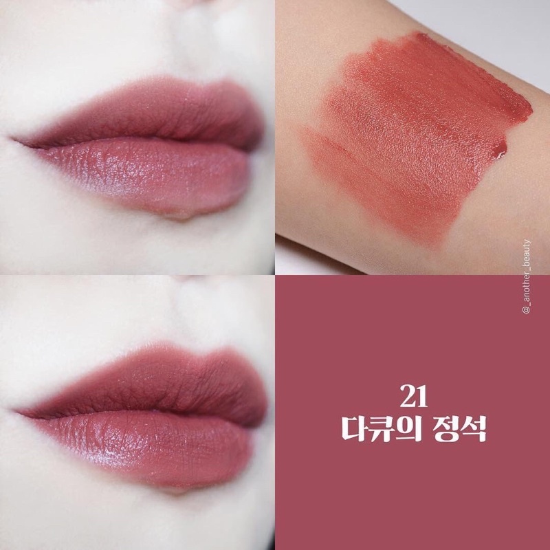 Son kem Bbia Last Velvet Lip Tint Màu #21 hồng nude siêu tây
