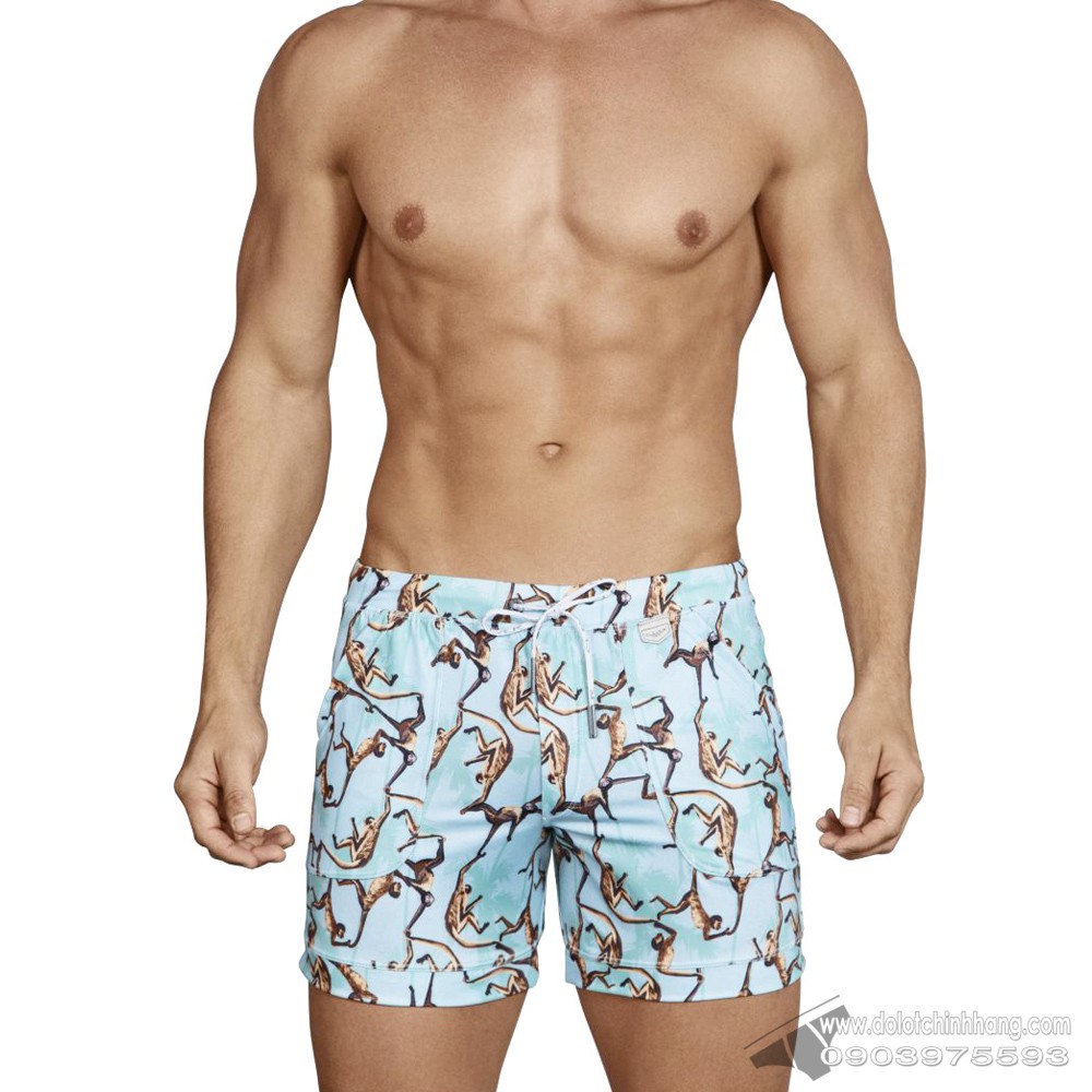 [AUT.] Quần bơi nam Clever 0704 Alsina Swim Short Green