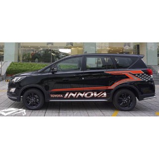 Tem dán sườn xe innova