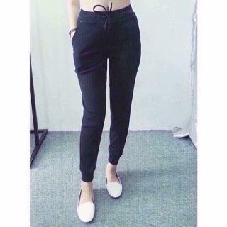 Quần jogger thun bo gân