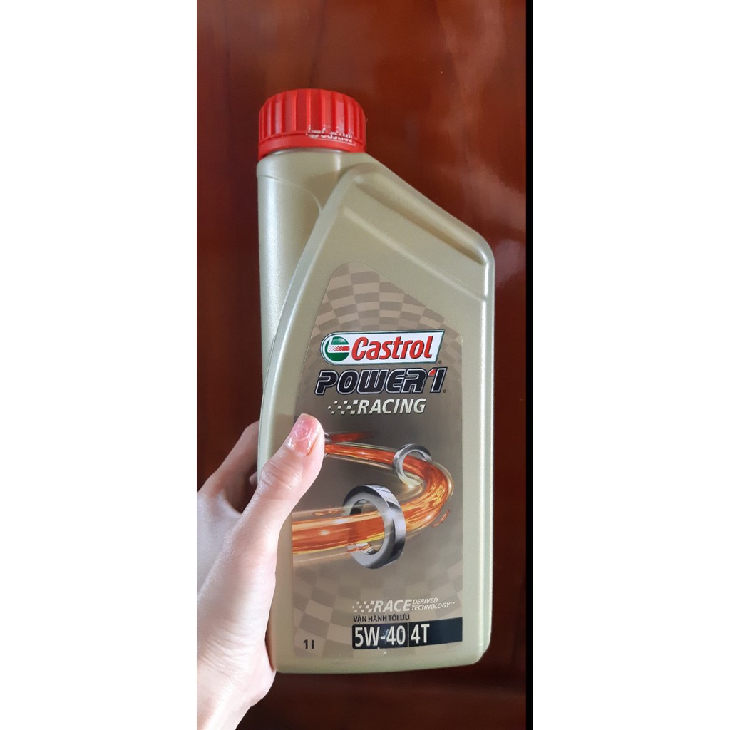 Nhớt xe máy Castrol Power1 Racing 4T 5W-40 1L