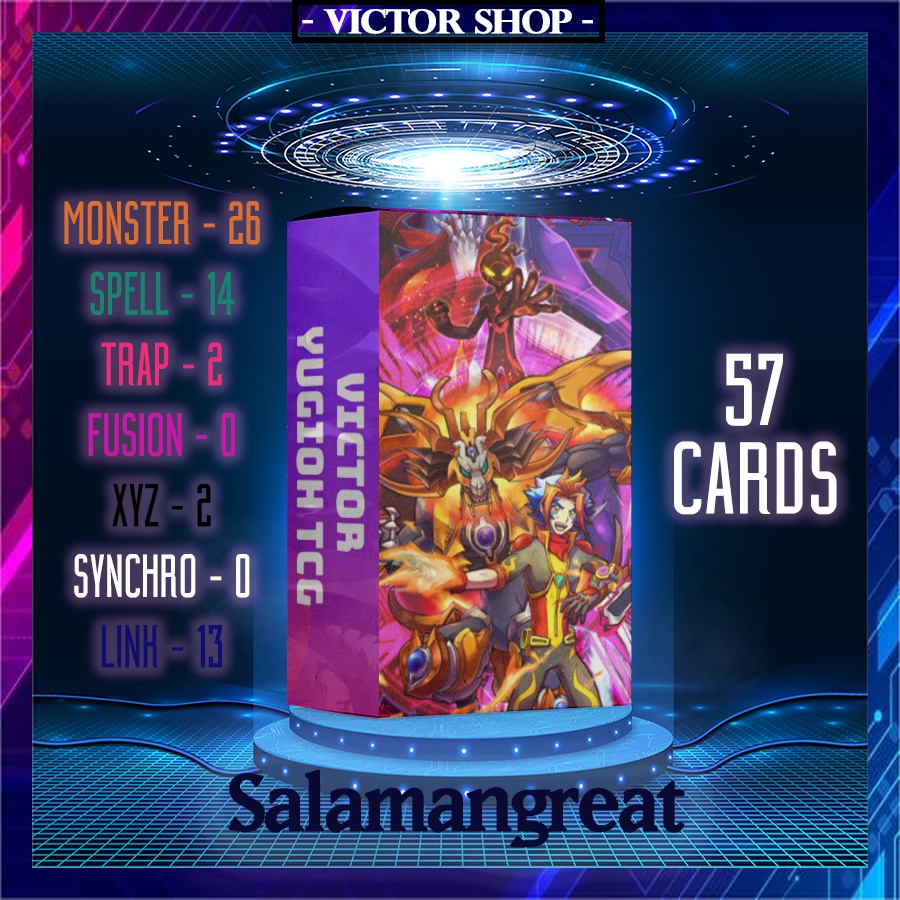 Bộ bài - Salamangreat - 57 lá (Không in mặt sau)