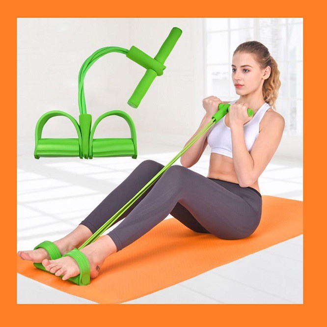 Dây kéo kháng lực tập Cơ Bụng ,Cơ Lưng tập đàn hồi đa năng Ensure Hkm - Tập GYM, Cơ bụng, Eo, Mông, Cơ Tay
