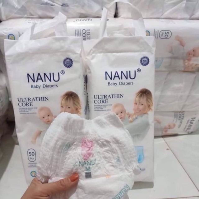 Combo 50 miếng bỉm quần Nanu size M l Xl