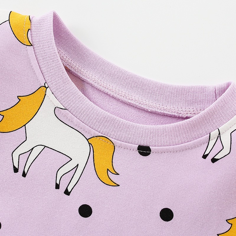 Áo nỉ Malwee tím Pony MW7625 cho bé gái 2-8 tuổi - Little Maven Official Store