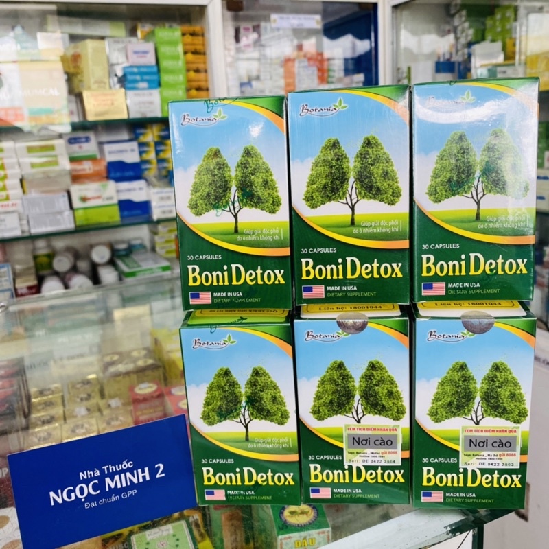 ✅  BoniDetox giúp giải độc phổi do ô nhiễm không khí