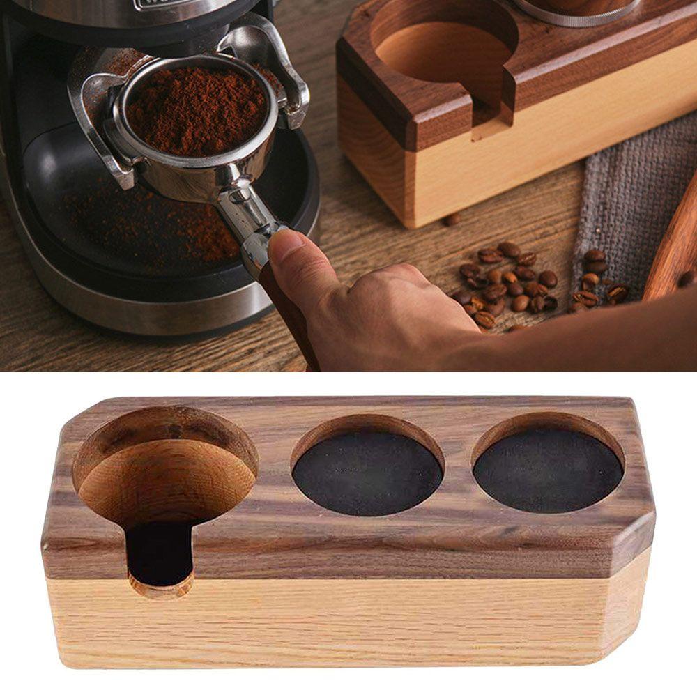 Đệm Gõ Cà Phê Espresso Bằng Gỗ Chống Trượt Trang Trí Nhà Cửa / Quán Bar