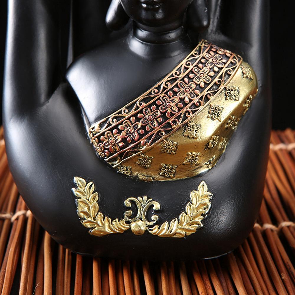 Mocho Tượng Phật Ngồi Thiền Bằng Nhựa Resin Trang Trí Phòng Khách