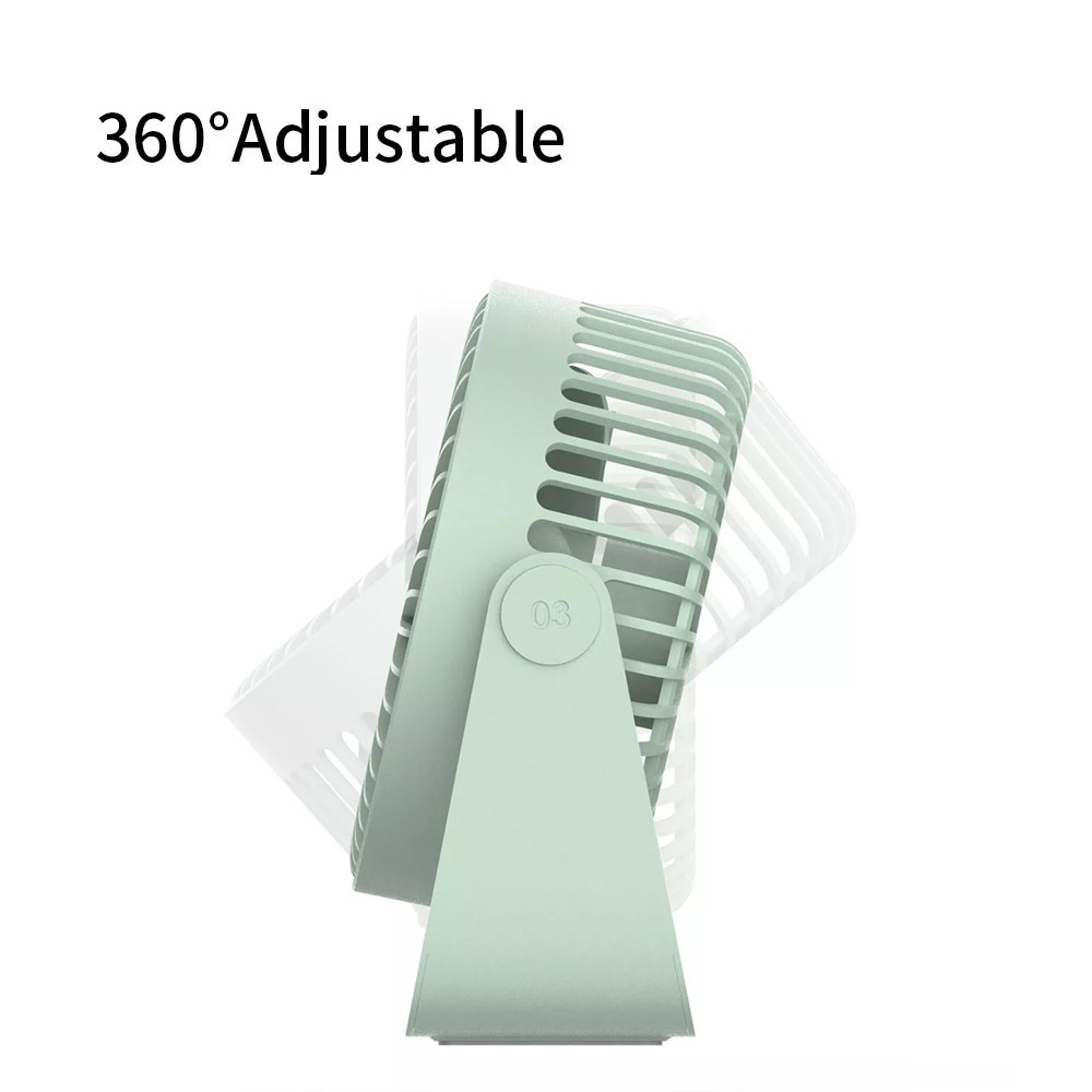 Quạt Sothing Mini Cảm Ứng Thông Minh 5 Cánh Dùng Để Bàn Siêu Yên Tĩnh Có Cổng Sạc USB Tiện Dụng | BigBuy360 - bigbuy360.vn