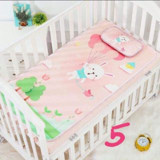 Chiếu lụa điều hòa cho bé (tặng 1 gối thảo dược)