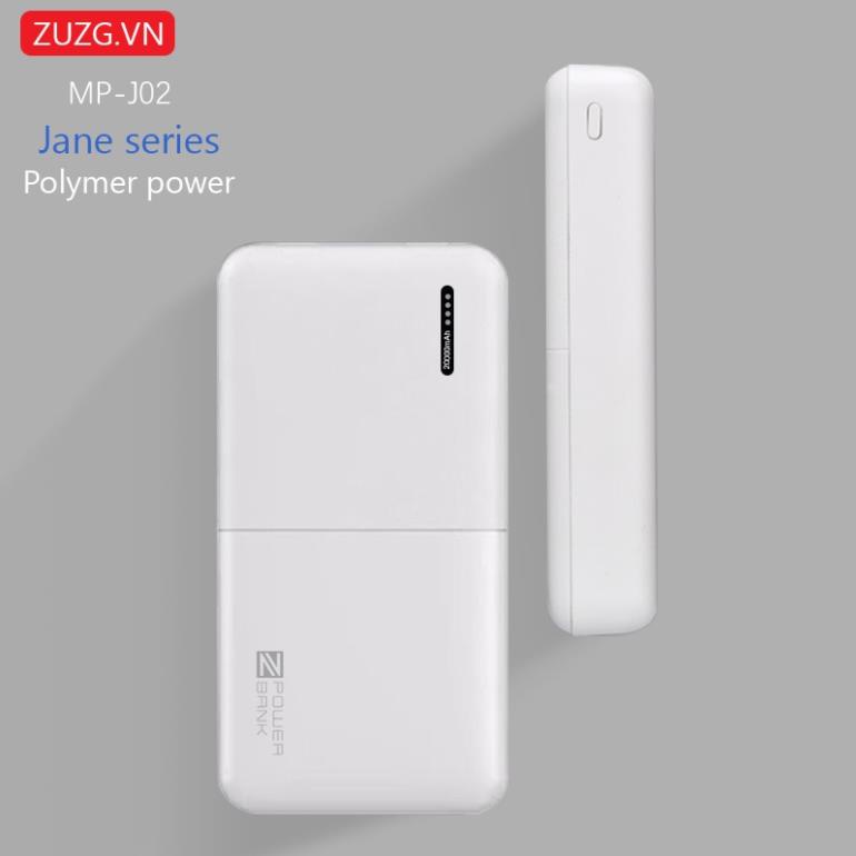 Sạc dự phòng 20000mah chính hãng ZUZG J02 - minhnguyen1591