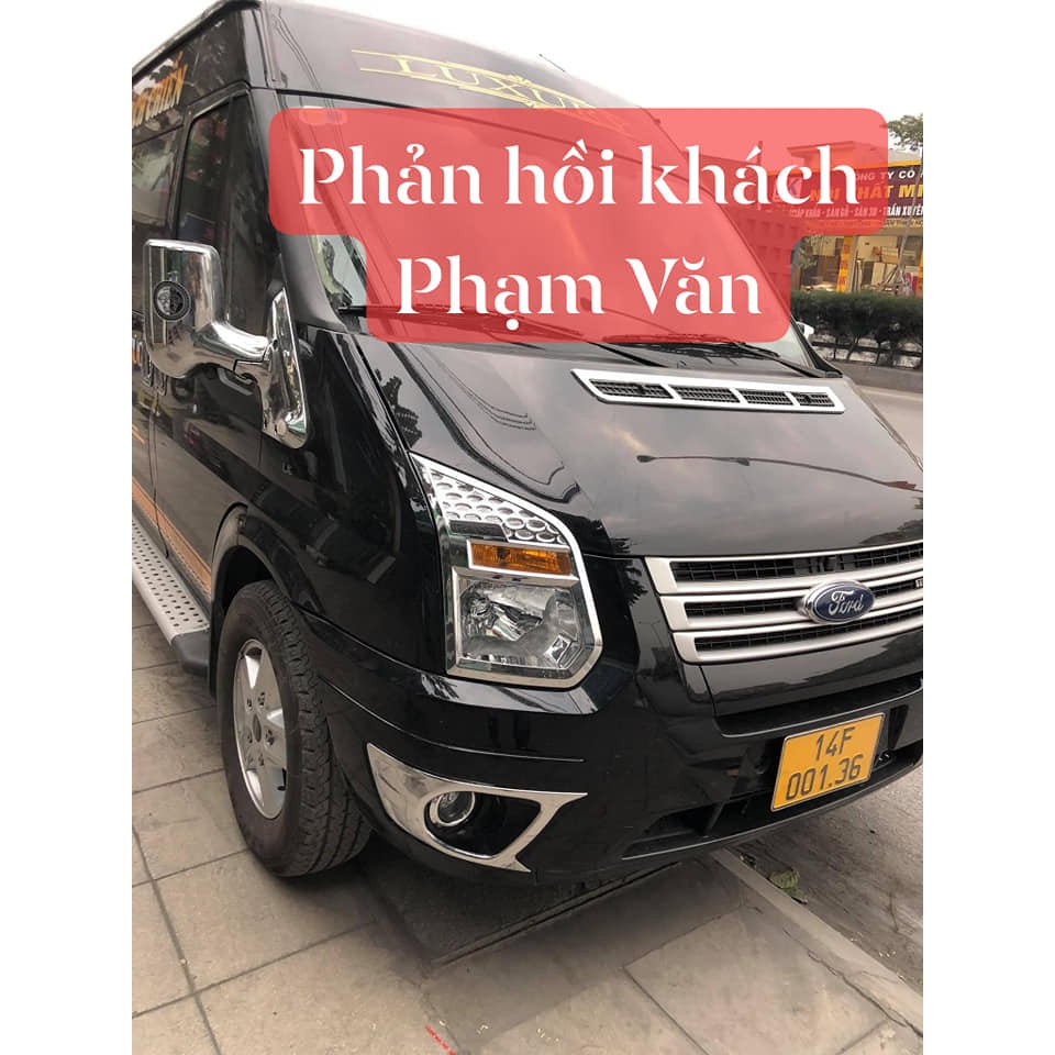 Ốp mạ đèn gầm Transit, Viền trang trí mạ crome đèn cản 2 chi tiết hàng chất lượng cao giá rẻ