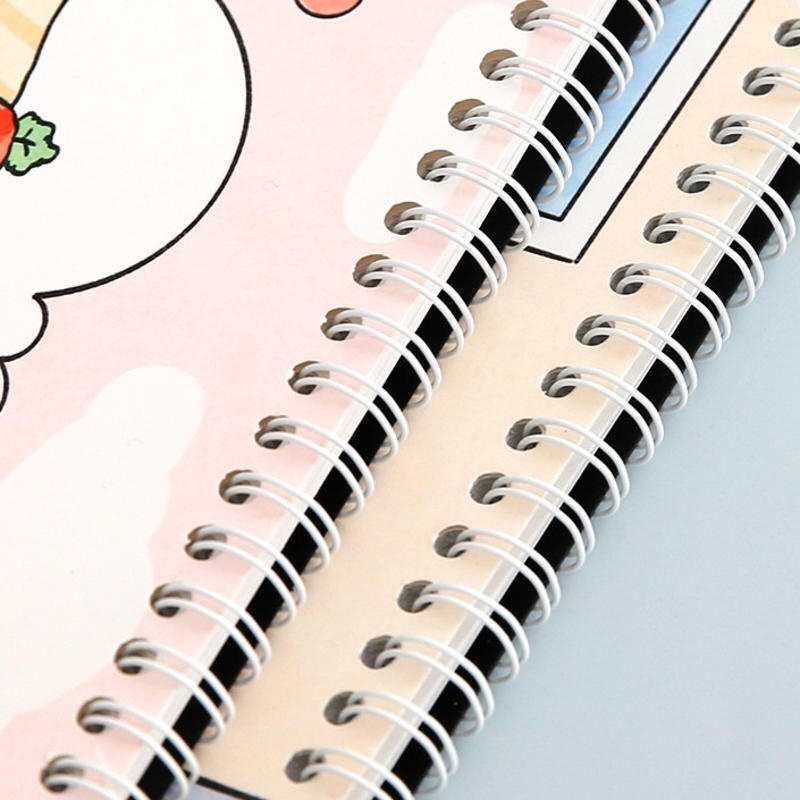 ⭐ iLado ⭐ telado Thỏ kem  A5/B5 sổ tay tài khoản tay sáng tạo dễ thương vở kẻ ngang sổ ghi chép notebook  sổ ghi chép sổ tay ghi chép vở lò xo kẻ ngang sổ lò xo kẻ ngang marker học văn phòng phẩm sổ ghi chú sticker tập vở