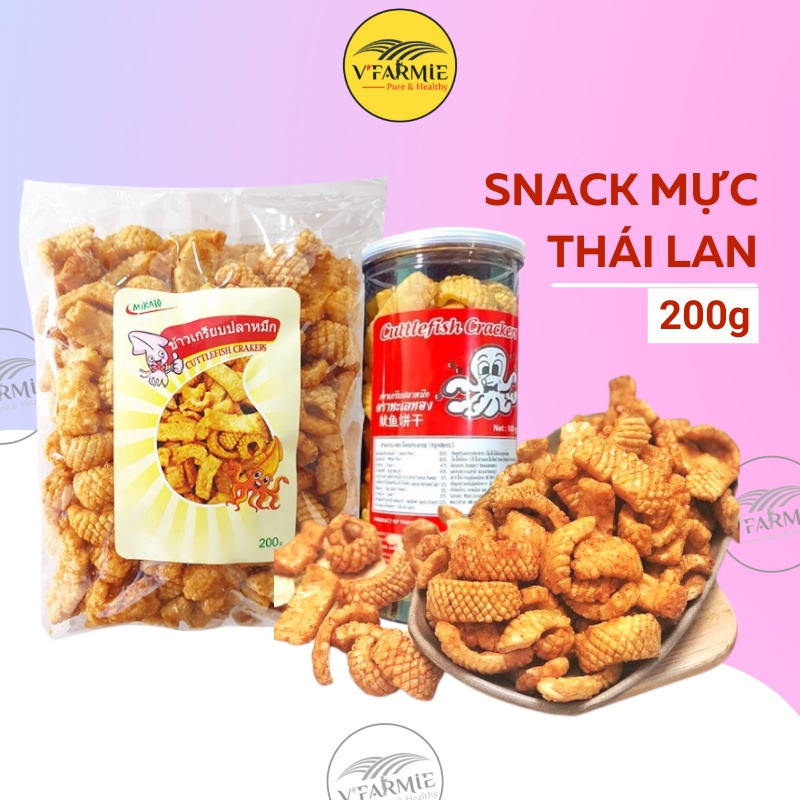 Snack mực Thái Lan giòn thơm ngon