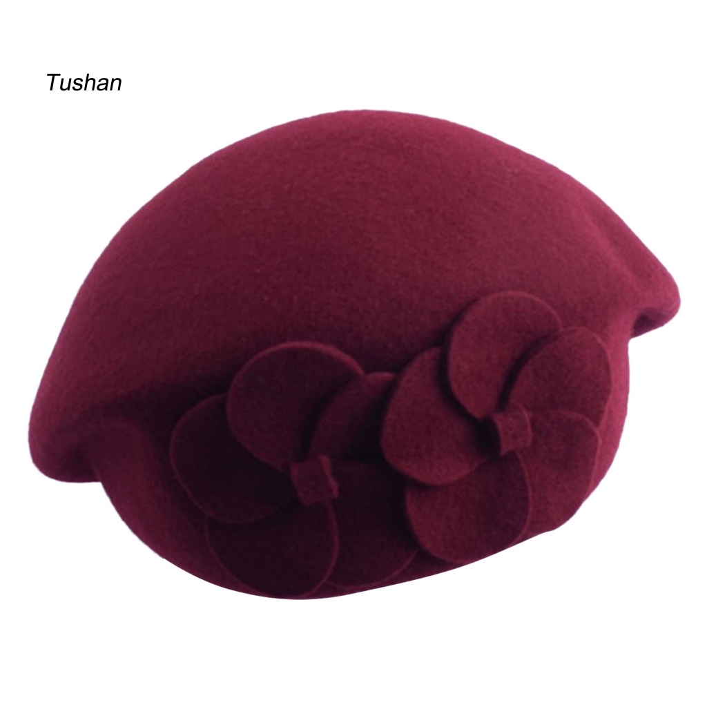Mũ Beret Phong Cách Pháp Cổ Điển Thời Trang Thu Đông Cho Nữ