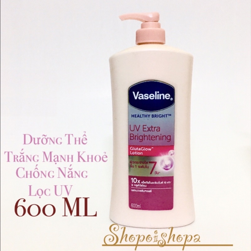 🌸[Mẫu mới]Sữa dưỡng thể VASELINE UV LIGHTENING 10X 570ml