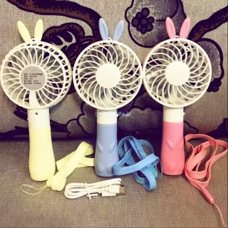 QUẠT MINI TAI THỎ HÀN QUỐC