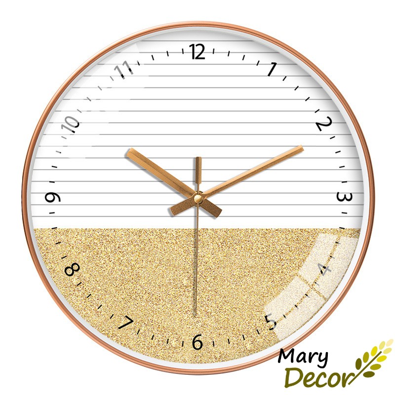 [SALE GIÁ HỦY DIỆT 30cm ] Đồng hồ treo tường decor phong cách tối giản Bắc Âu Mary Decor DH126-130