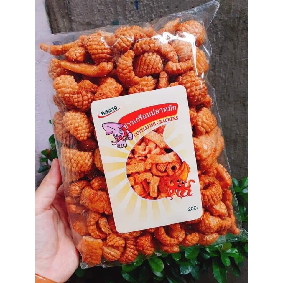Bim bim mực Thái Lan gói 200g.