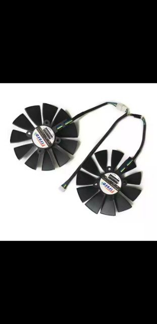 Quạt Asus dualfan và Asus strix 2 fan
