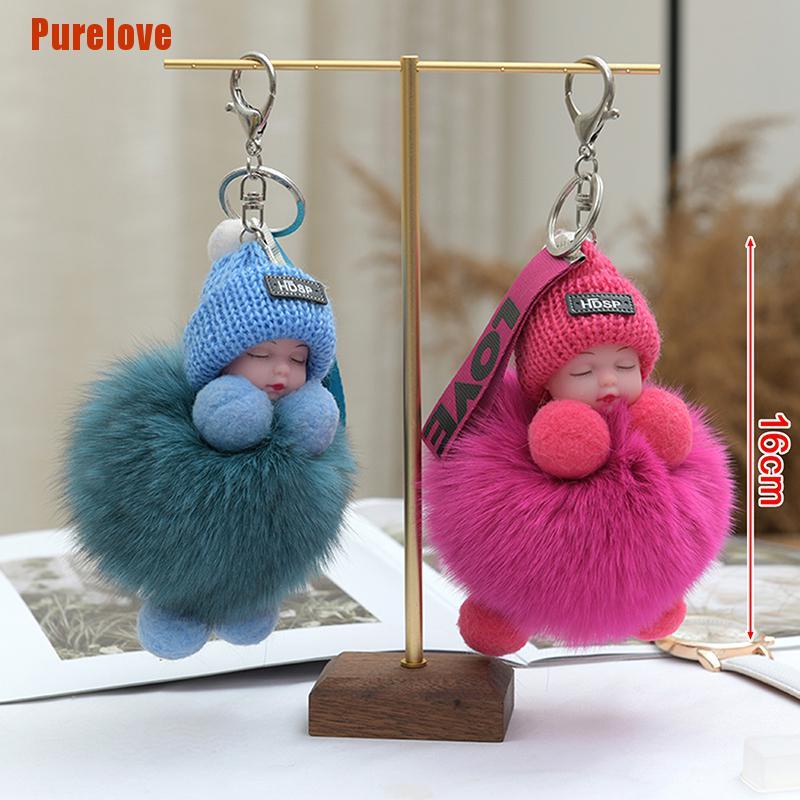 Móc Khóa Hình Em Bé Đang Ngủ Dễ Thương