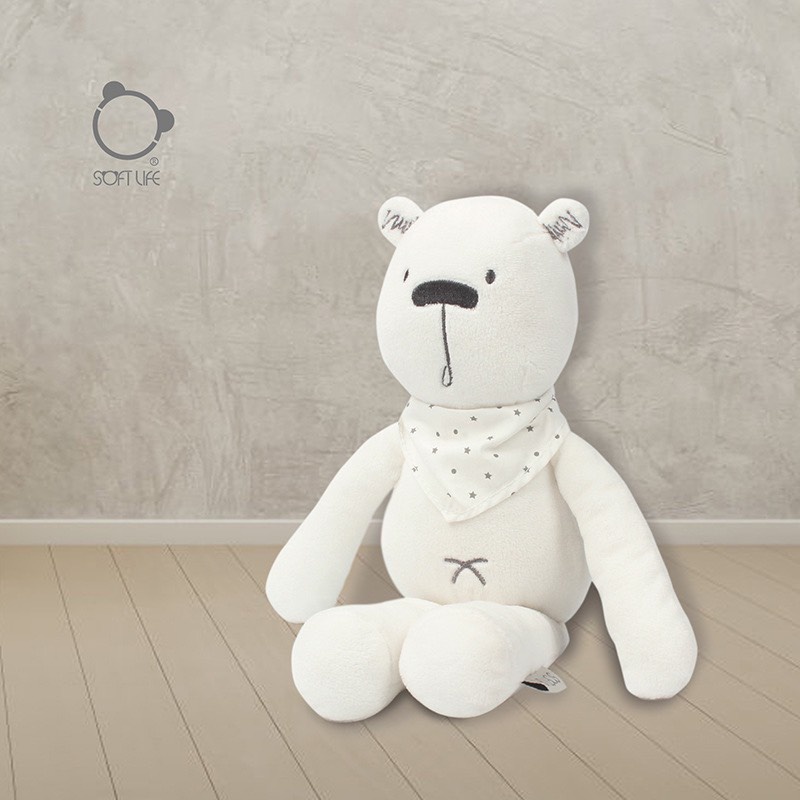 Gấu bông Soft Life nhồi gòn cao cấp cho bé ( khoảng 30cm) [ babyboo]