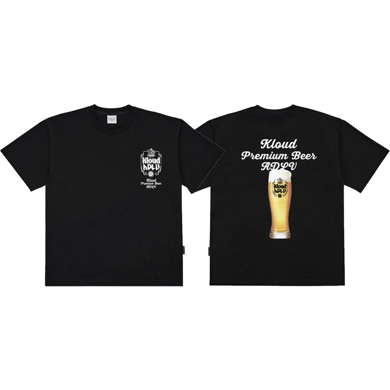 Áo Thun Cotton Ngắn Tay Dáng Rộng In Chữ Acme-de-Lie Thời Trang Cho Nam Và Nữ