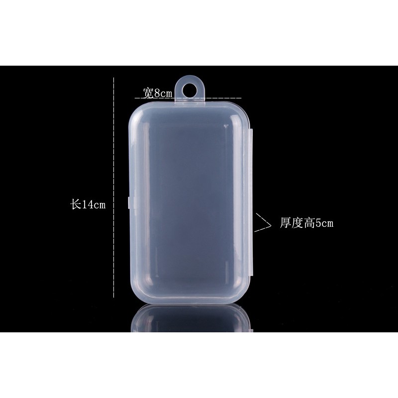 PP hộp tổ chức trong suốt rỗng trường hợp