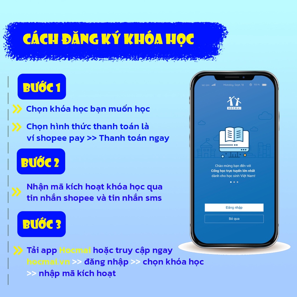 App HOCMAI- HỌC TỐT 11: Khoá học tốt kiến thức toàn diện cho học sinh lớp 11 - Gói 1 tháng