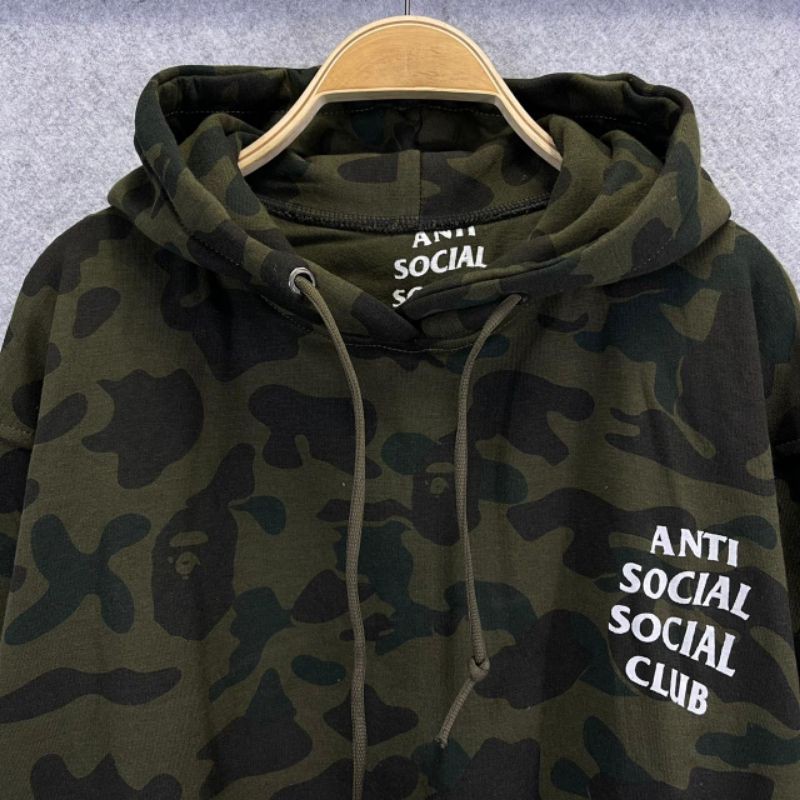 ANTI SOCIAL SOCIAL CLUB Áo Khoác Hoodie In Chữ Anti Social Club Camo